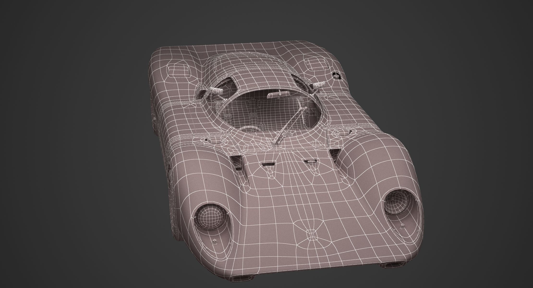 Ferrari 312 P Berlinetta 0868 - Modern 3D model_102