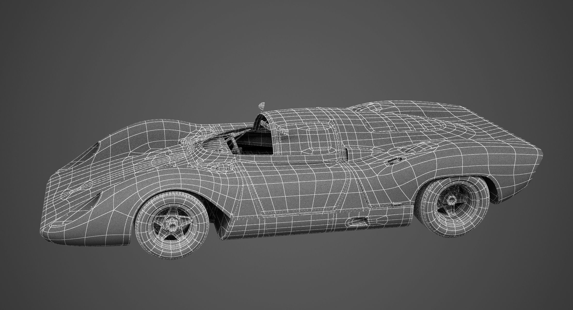 Ferrari 312 P Berlinetta 0868 - Modern 3D model_14