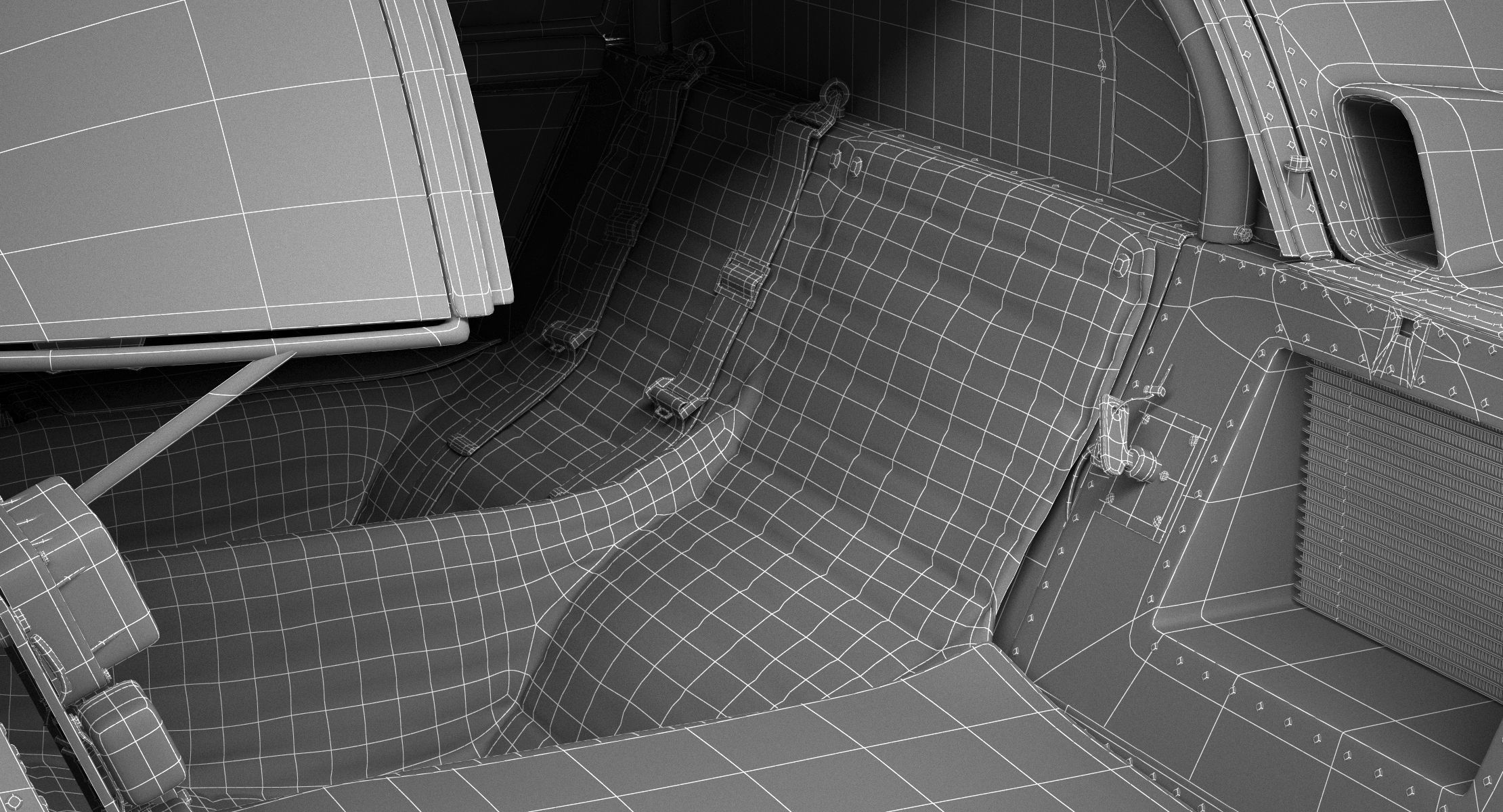 Ferrari 312 P Berlinetta 0868 - Modern 3D model_71