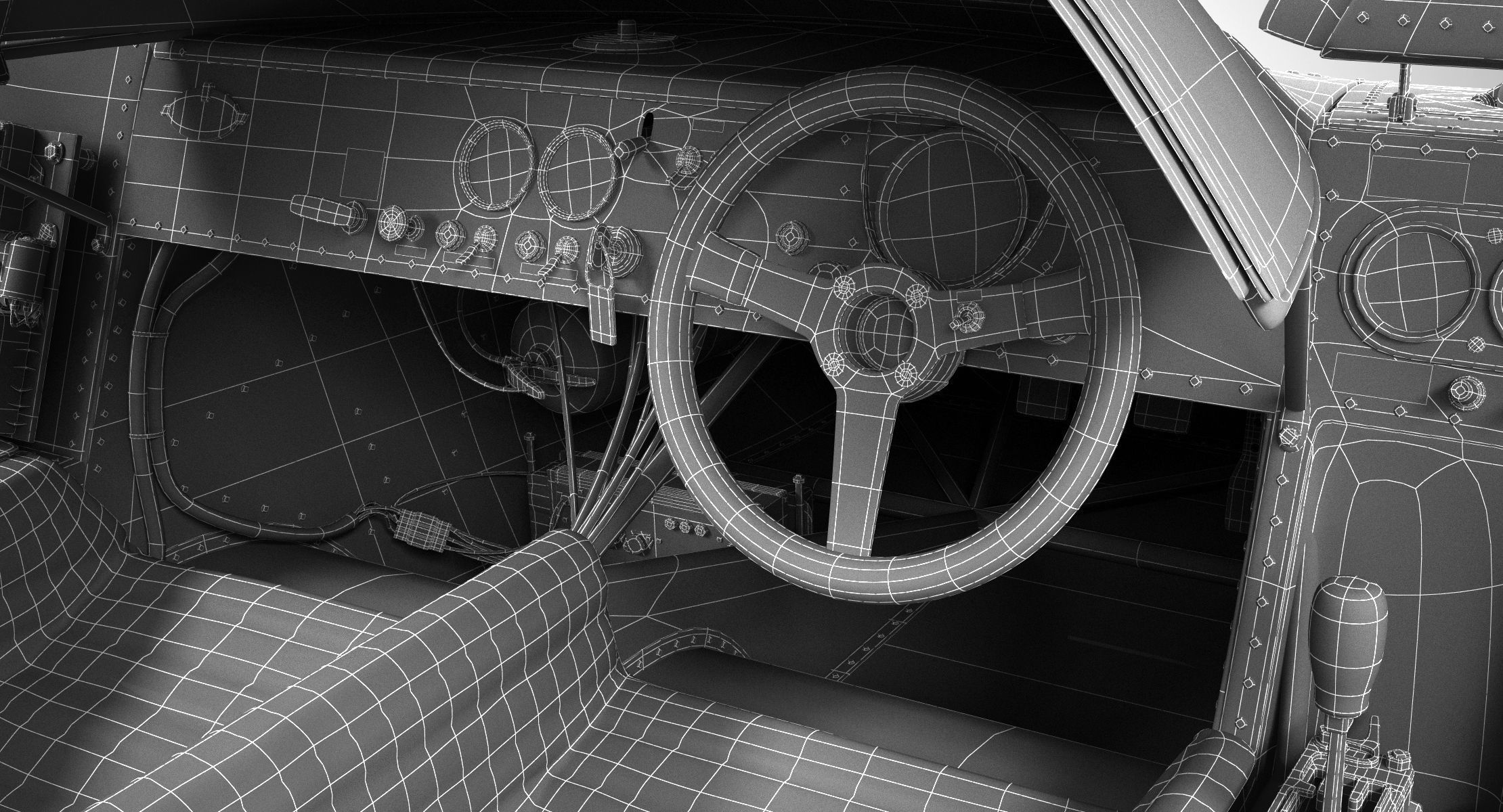 Ferrari 312 P Berlinetta 0868 - Modern 3D model_73