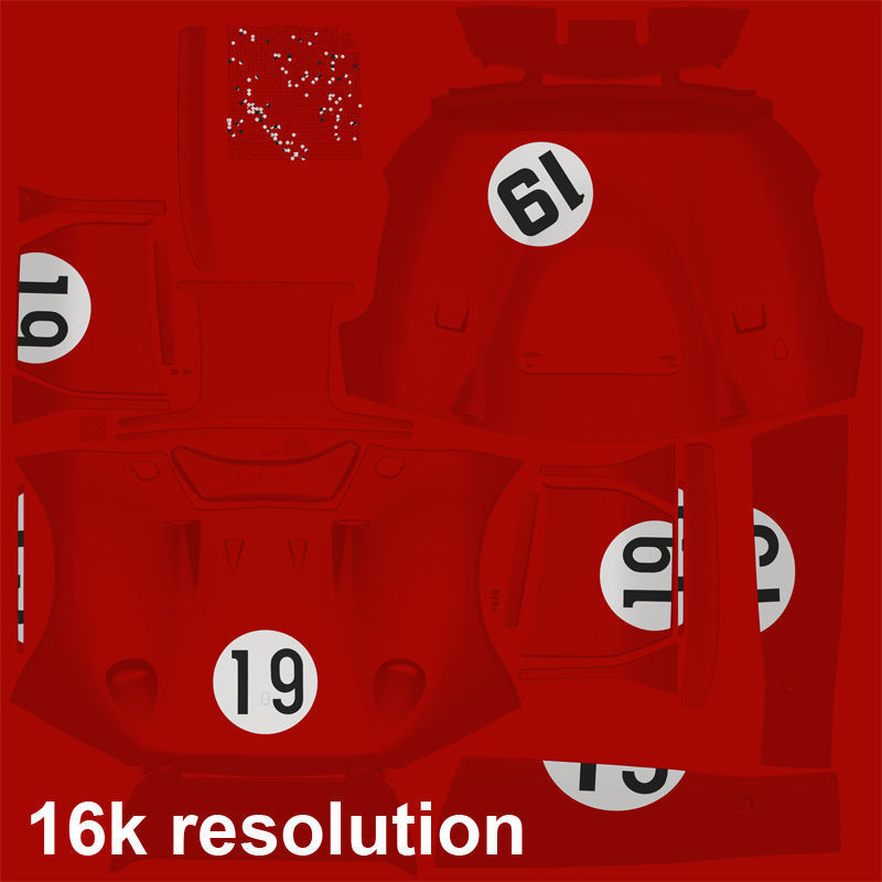 Ferrari 312 P Berlinetta 0868 - Modern 3D model_92