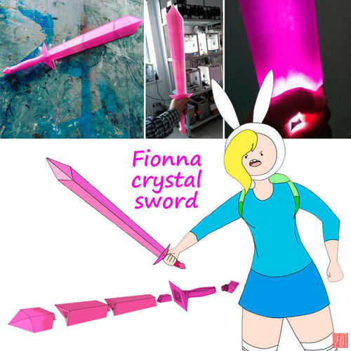 Adventure time Fionna crystal sword 3D print model