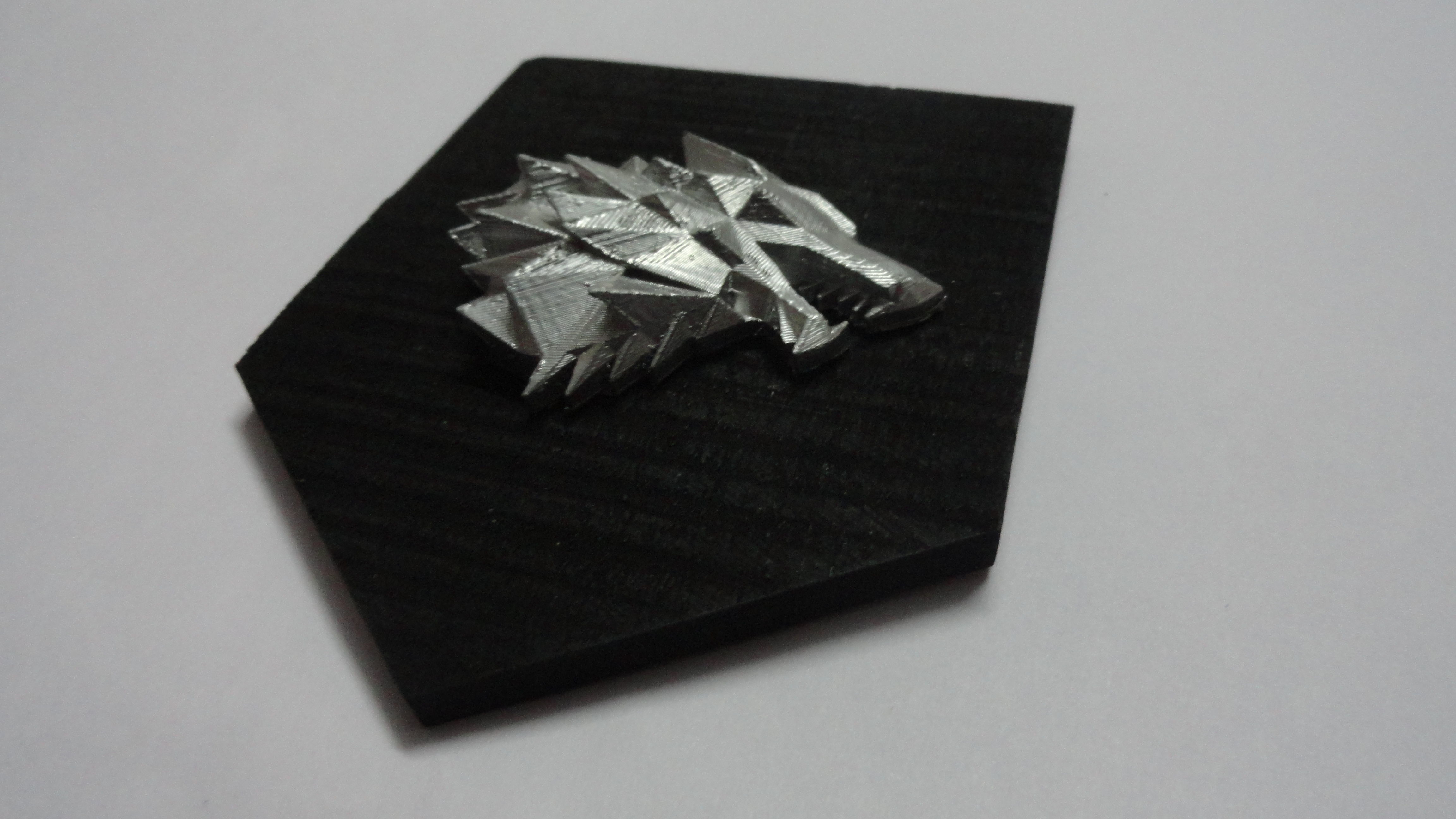 House Stark Sigil low poly 3D print model_4