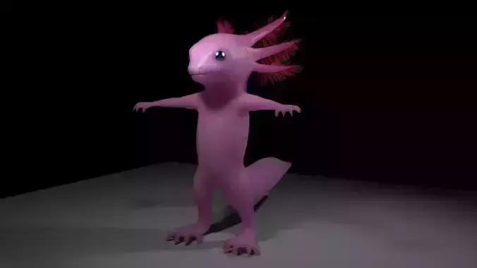 Axolotl creature