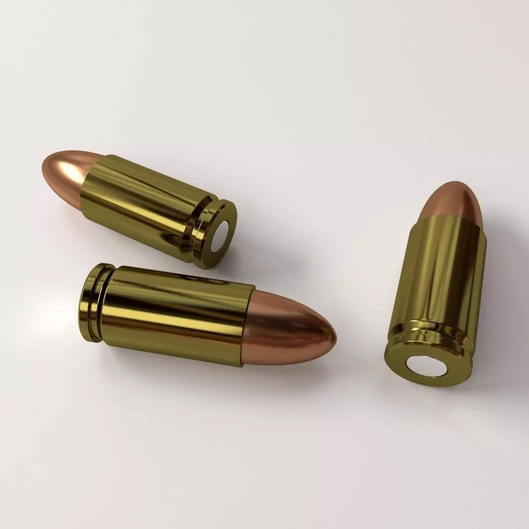 Ammunition 9mm Parabellum 3D model_0