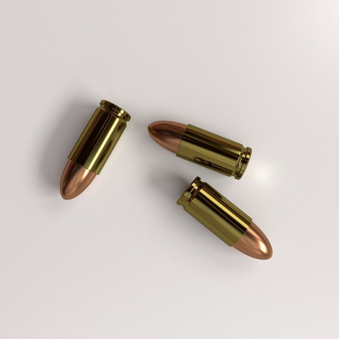 Ammunition 9mm Parabellum 3D model_1
