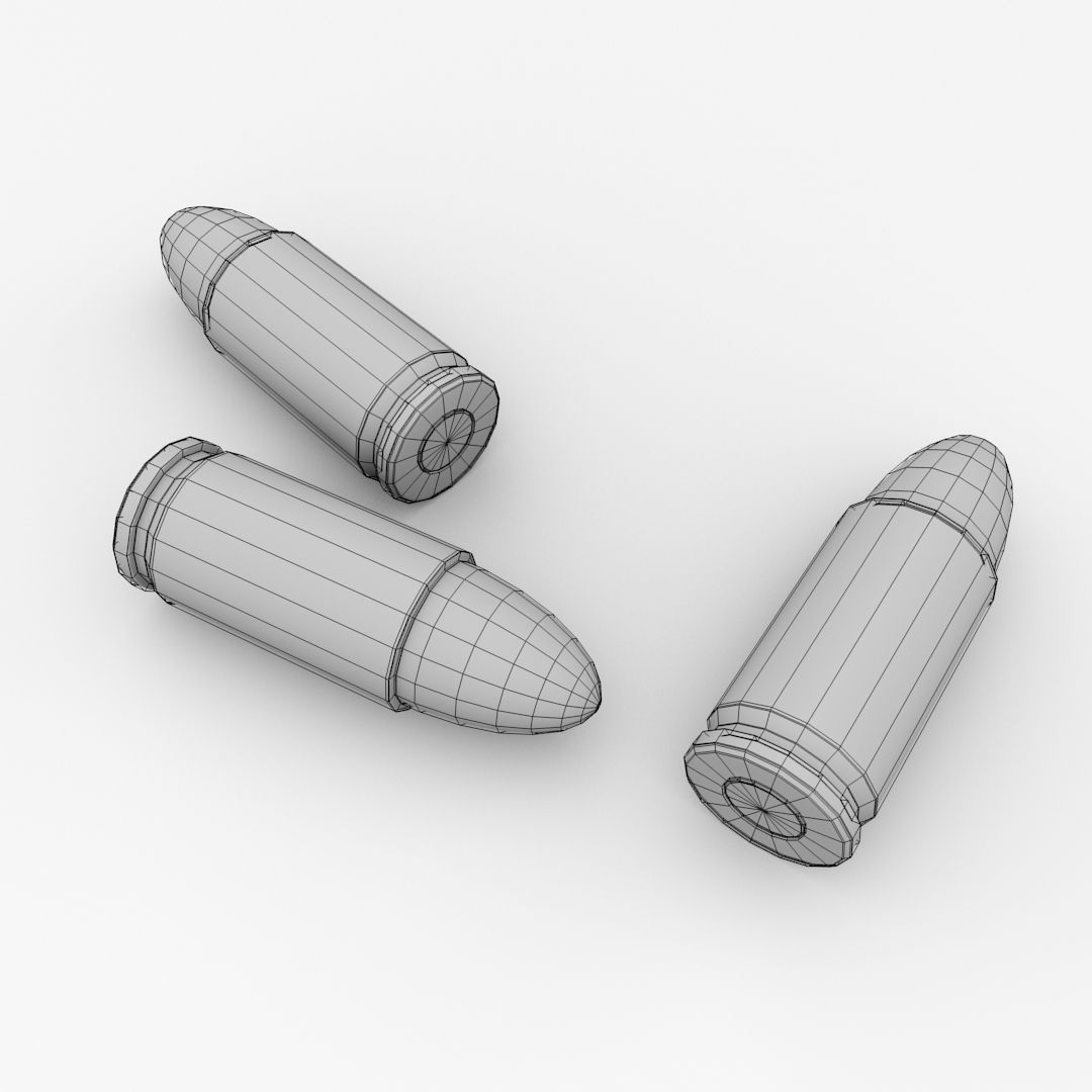 Ammunition 9mm Parabellum 3D model_4