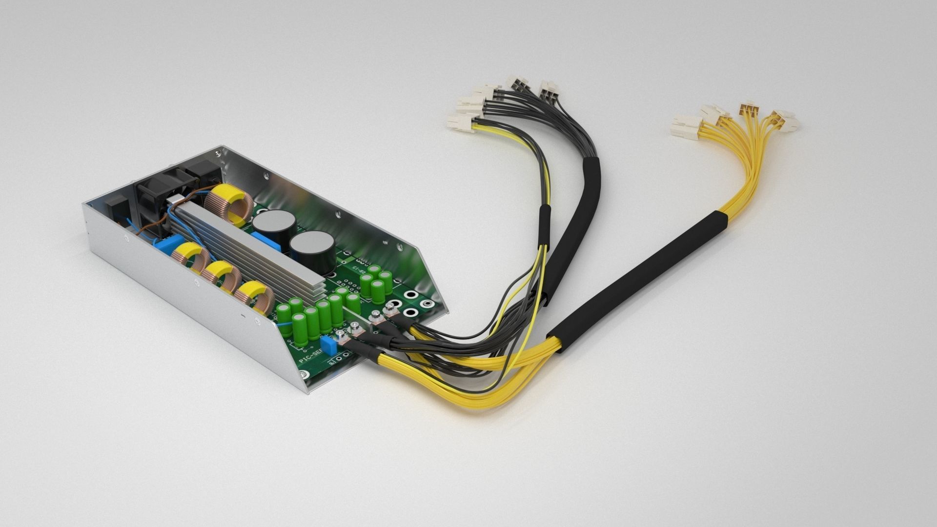 Bitman power supply APW3 Low-poly 3D model_1