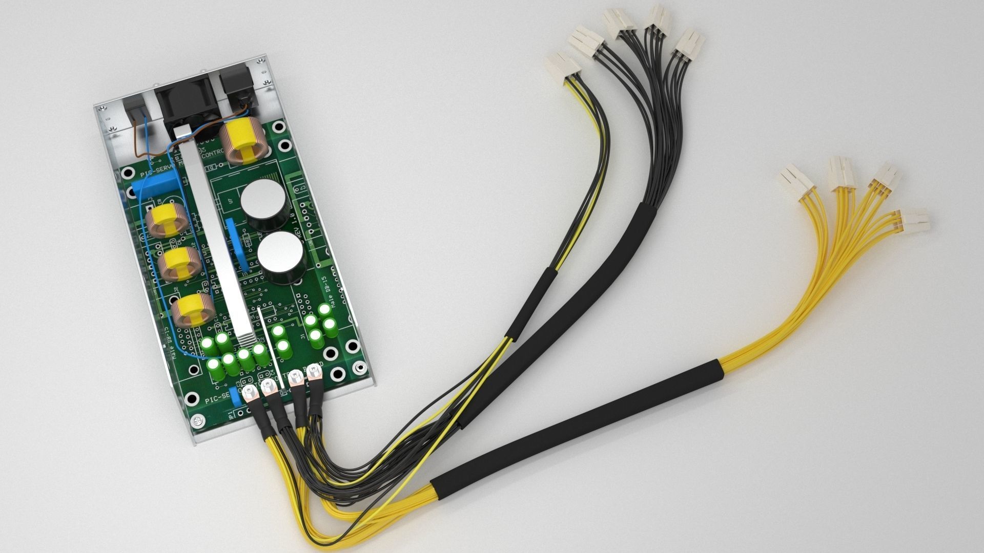 Bitman power supply APW3 Low-poly 3D model_4