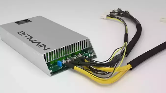 Bitman power supply APW3 Low-poly 3D model
