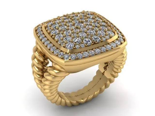 Ring T00867 3D print model_0