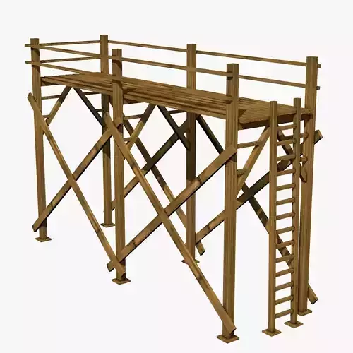 Wooden Scaffolding 
