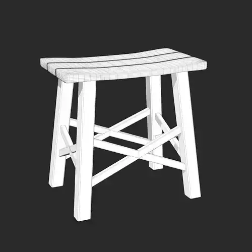 Blue Table with Chair