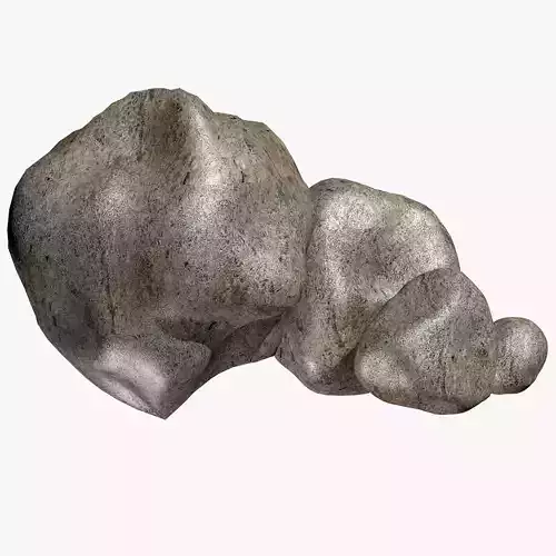 Natural Stones Low-poly 3D model