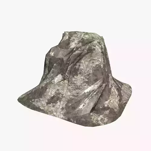 3D Stone Model camouflage hat