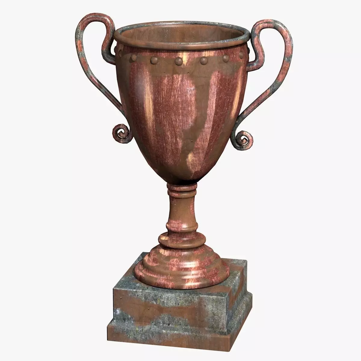 Rusty Trophy 3D model