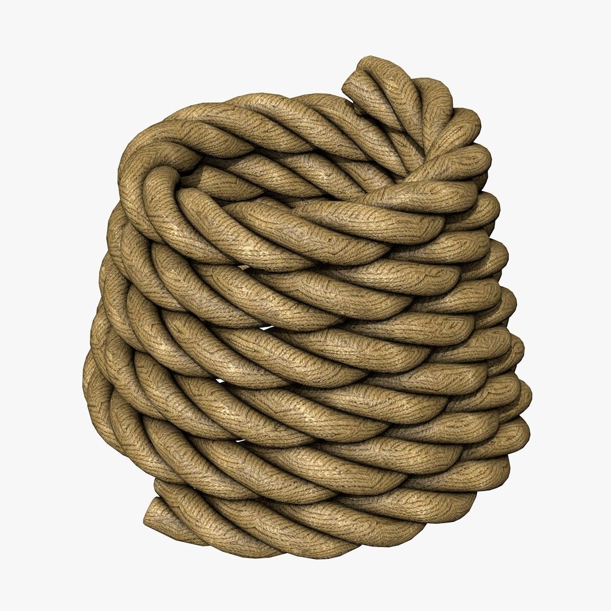 4 Different Rope Models  3D model_11
