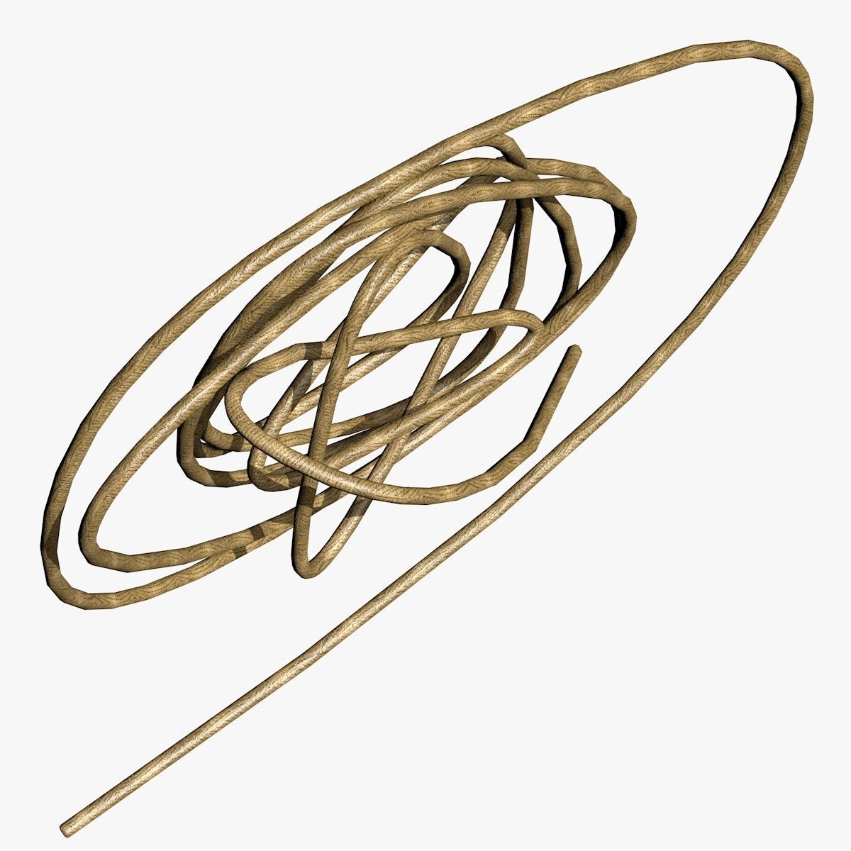 4 Different Rope Models  3D model_18