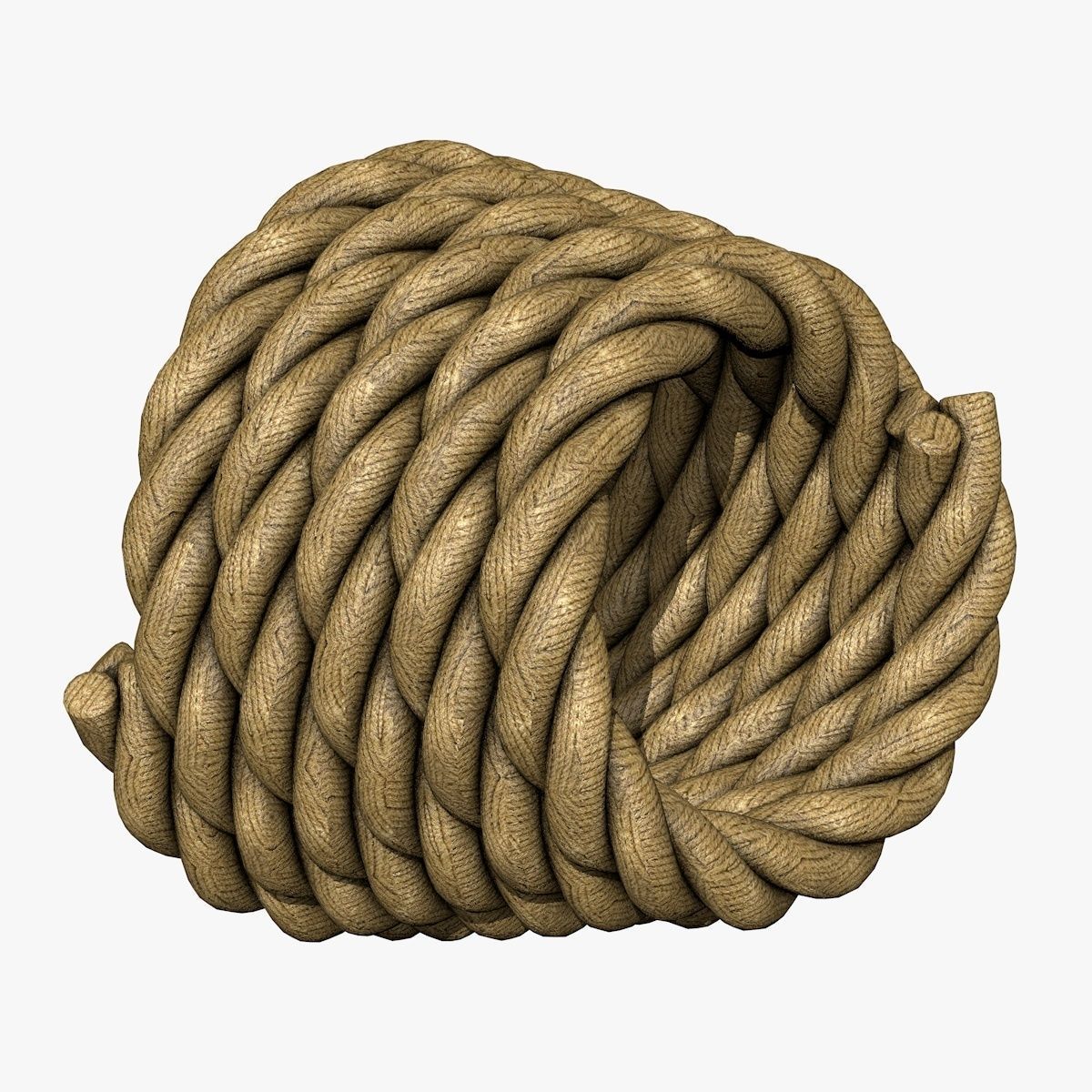 4 Different Rope Models  3D model_12