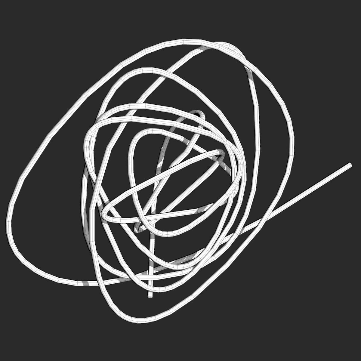 4 Different Rope Models  3D model_22