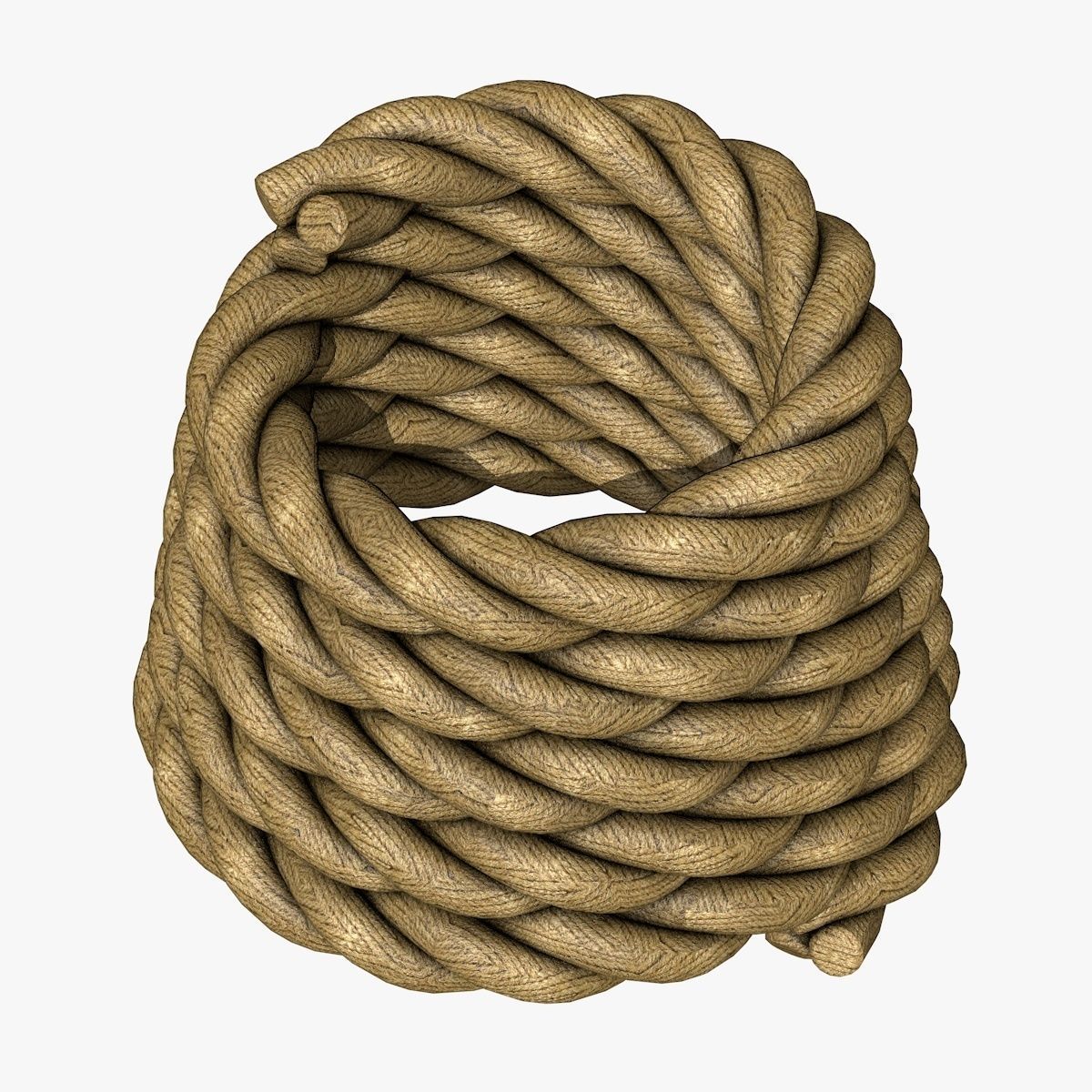 4 Different Rope Models  3D model_10