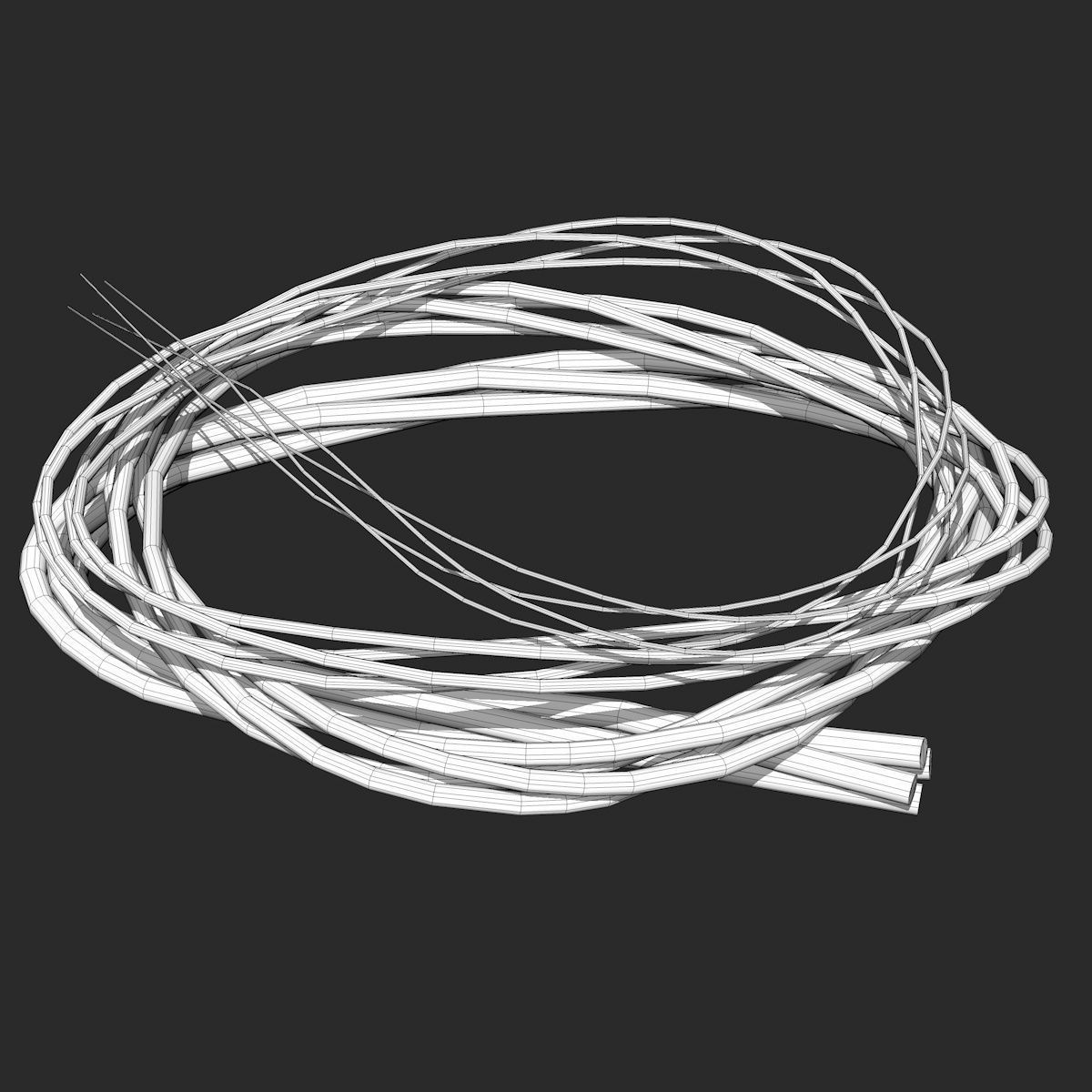 4 Different Rope Models  3D model_6