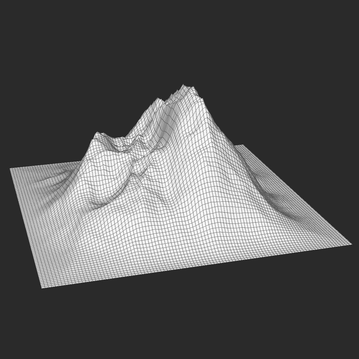 Mountain 3D model_6