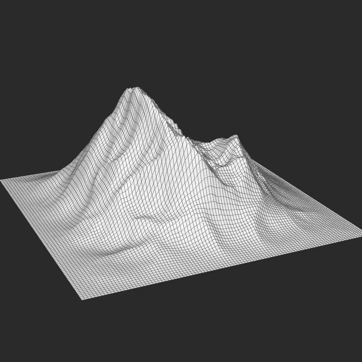 Mountain 3D model_7