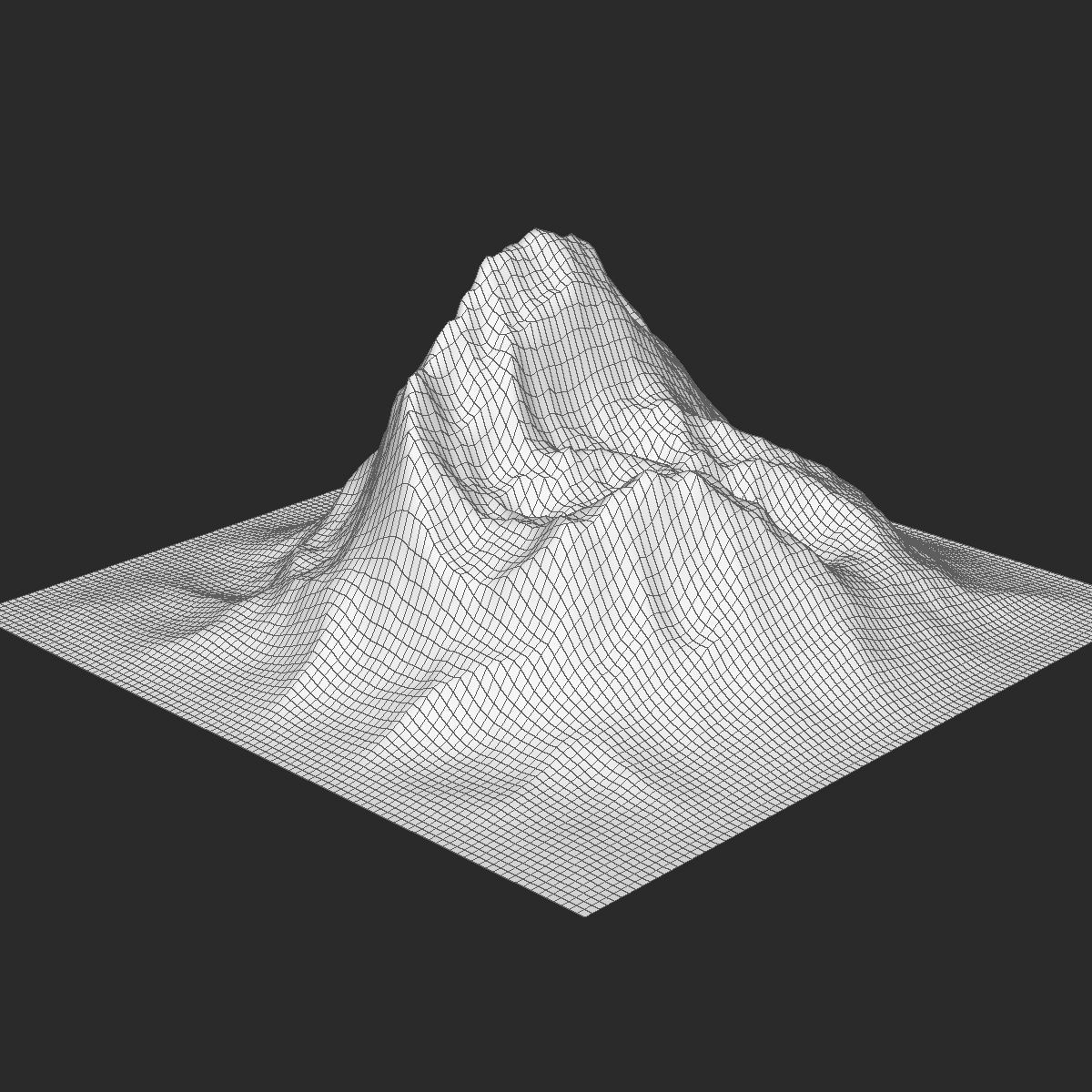 Mountain 3D model_9