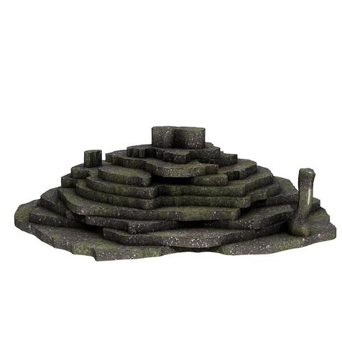 Stone Terrain Low-poly 3D model