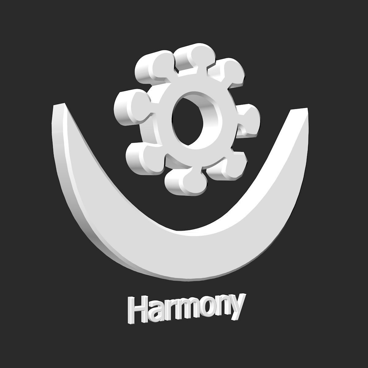 Harmony Symbol 3D model_6