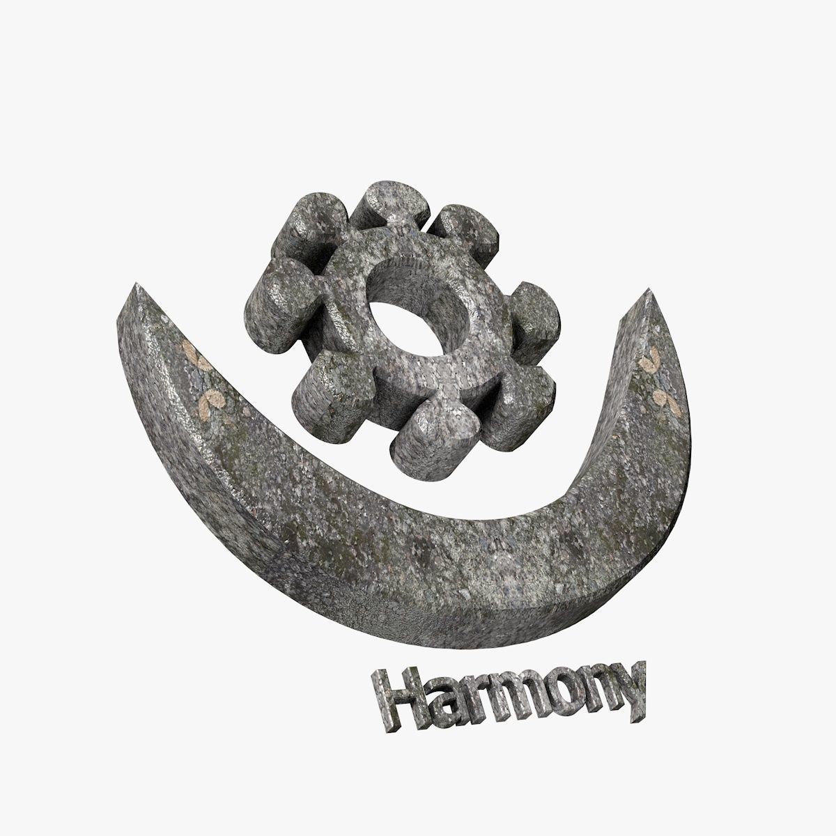 Harmony Symbol 3D model_2