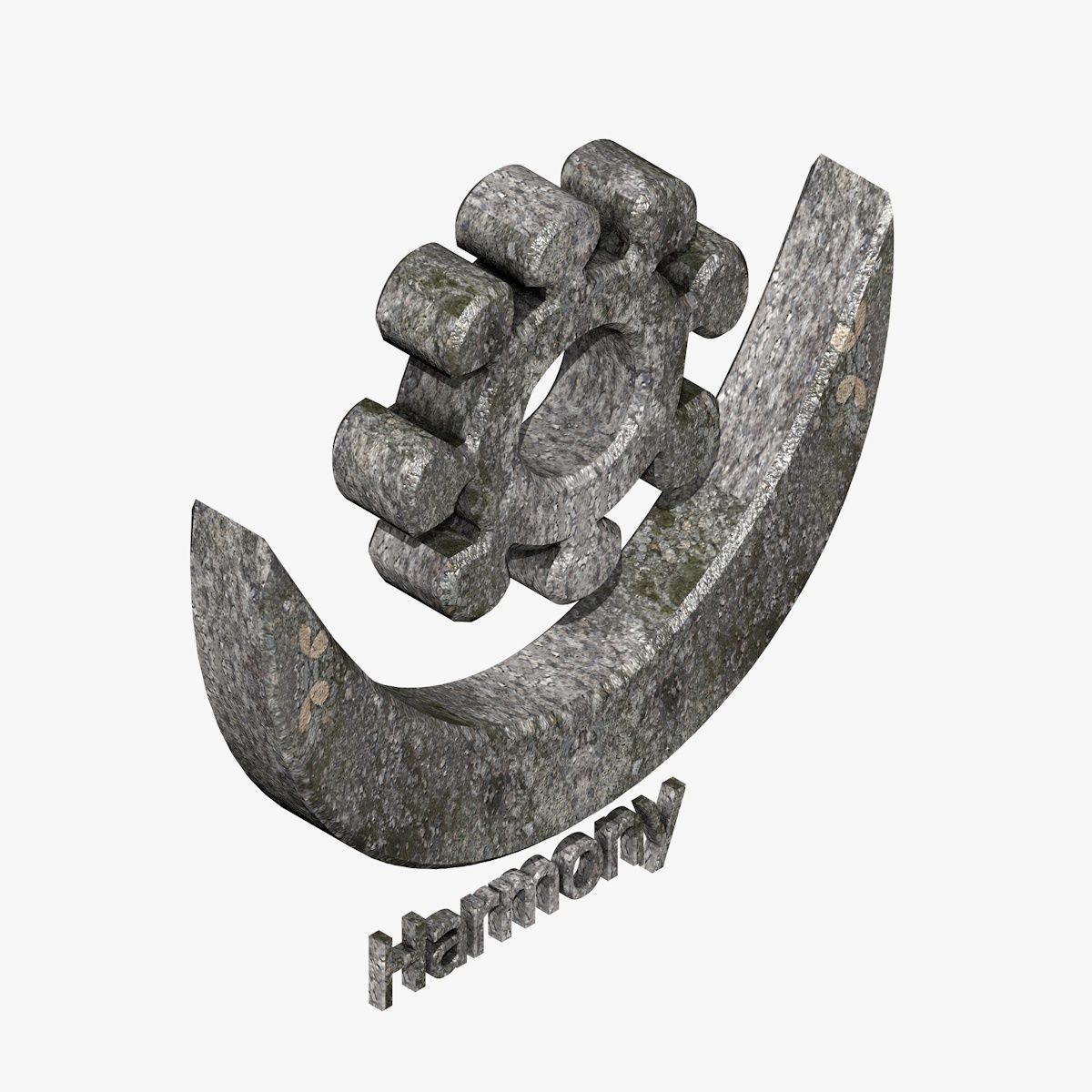 Harmony Symbol 3D model_4