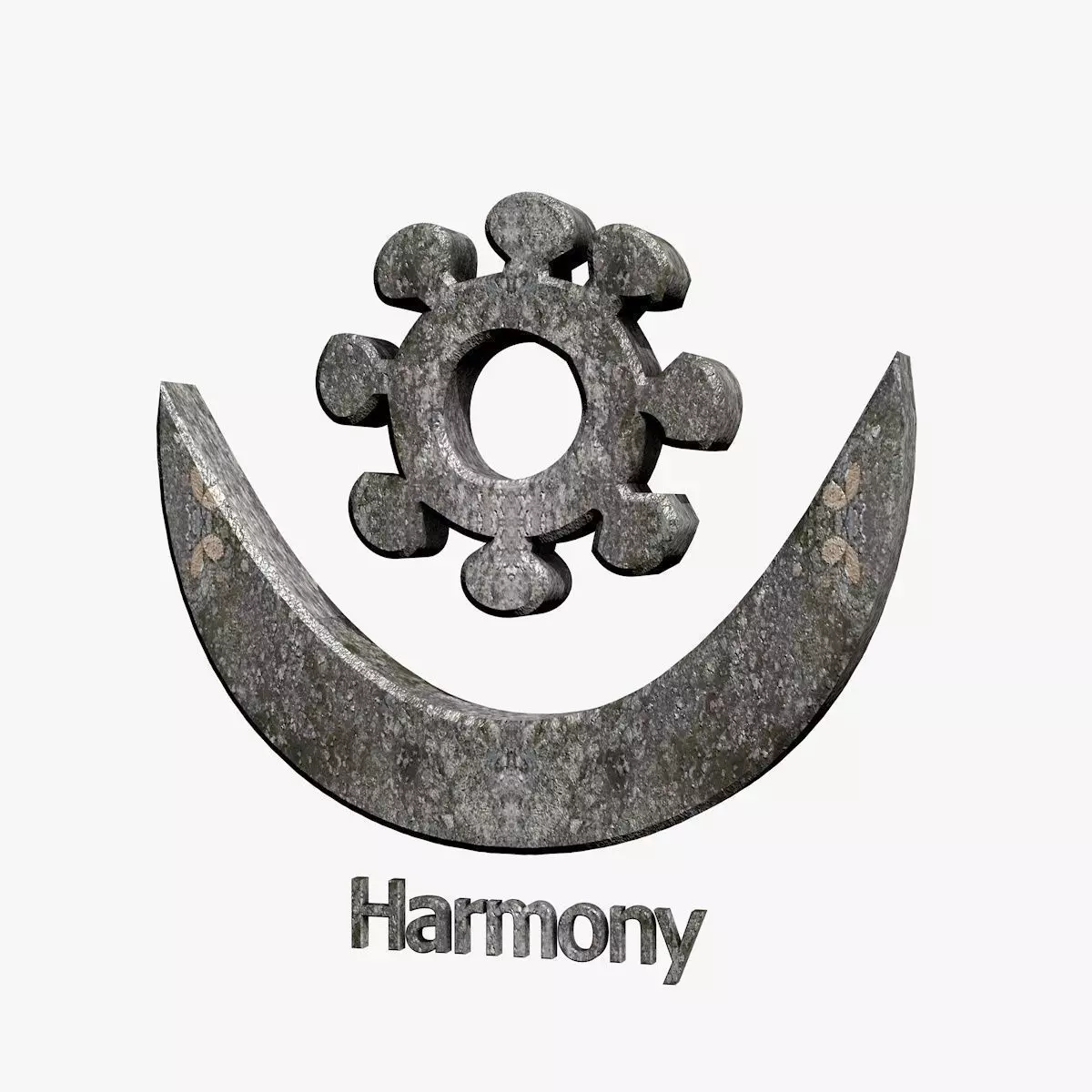 Harmony Symbol 3D model_0