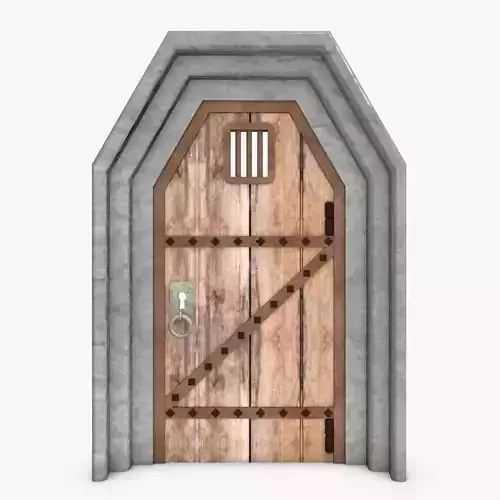 Medieval Wooden Door