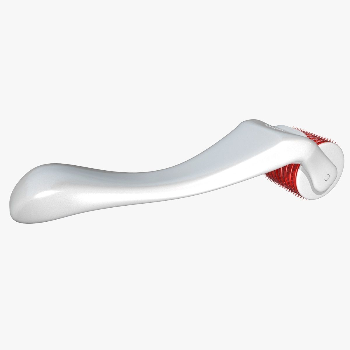 White DermaRoller 3D model_3