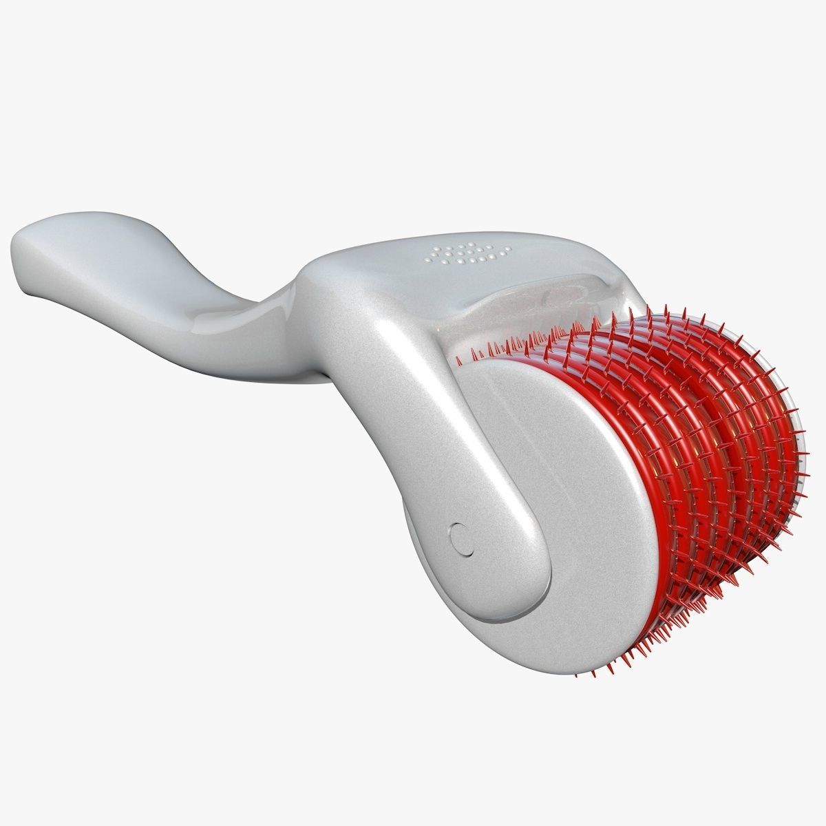 White DermaRoller 3D model_1