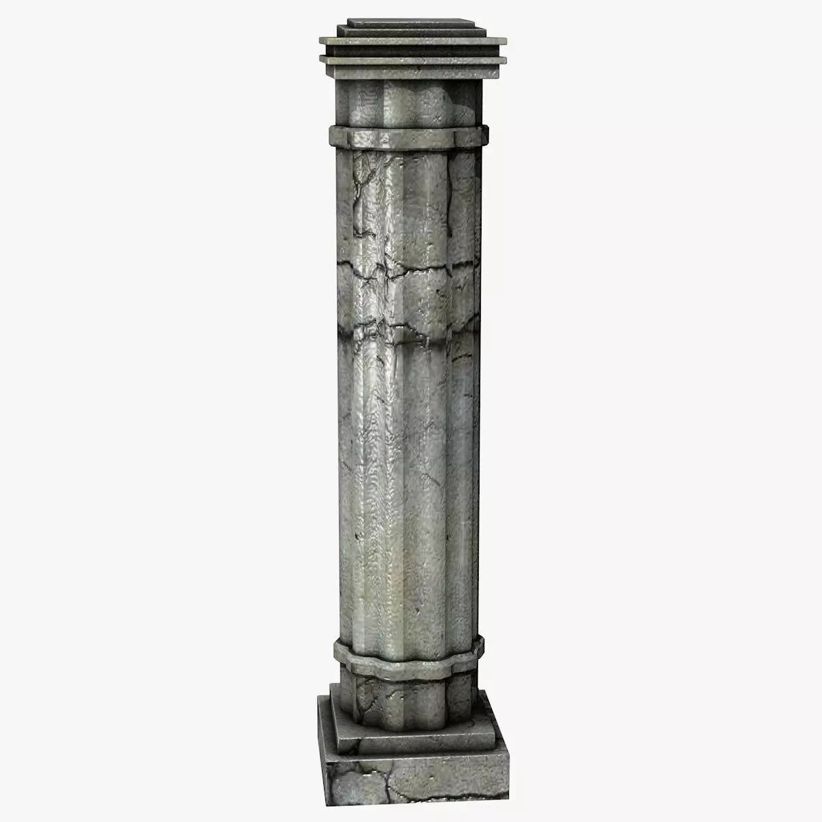 3D model Ancient Column VR / AR / low-poly | CGTrader