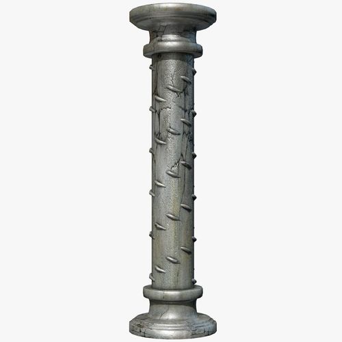 3D model Ancient Column VR / AR / low-poly | CGTrader