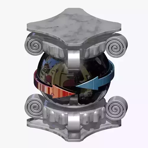 Baroque Style Column