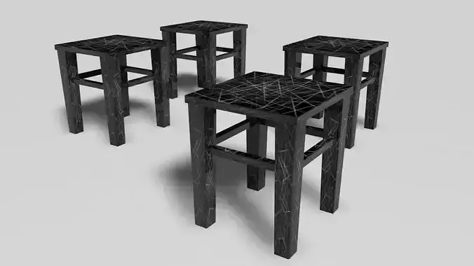 Four Wooden Chairs
