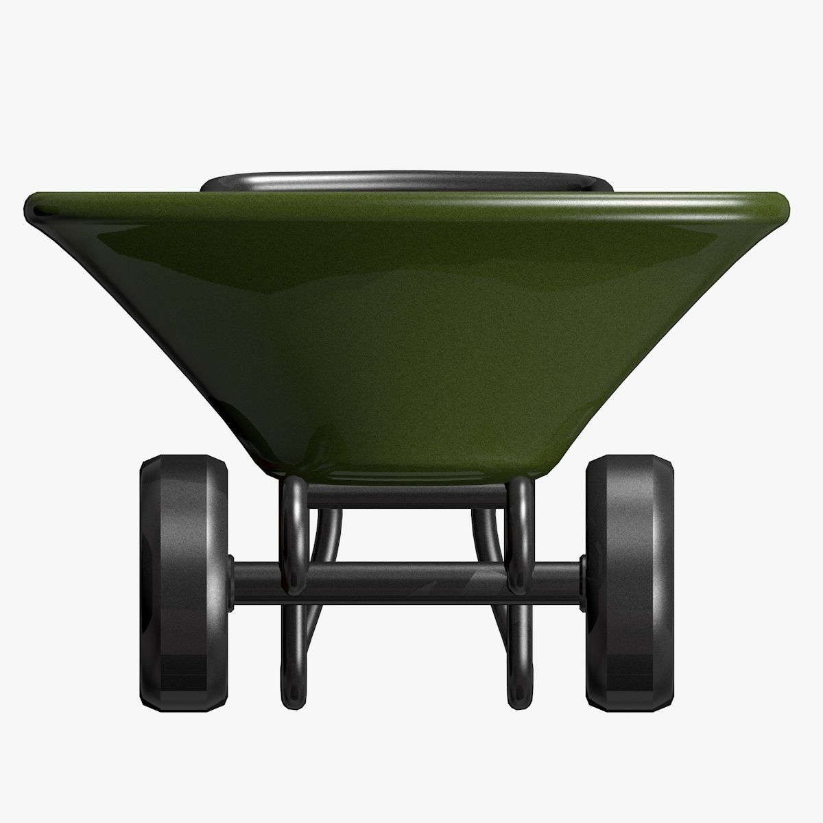 Cartoon Wheelbarrow  3D model_4
