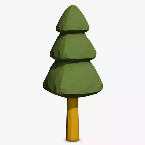 Cartoon Pine Tree