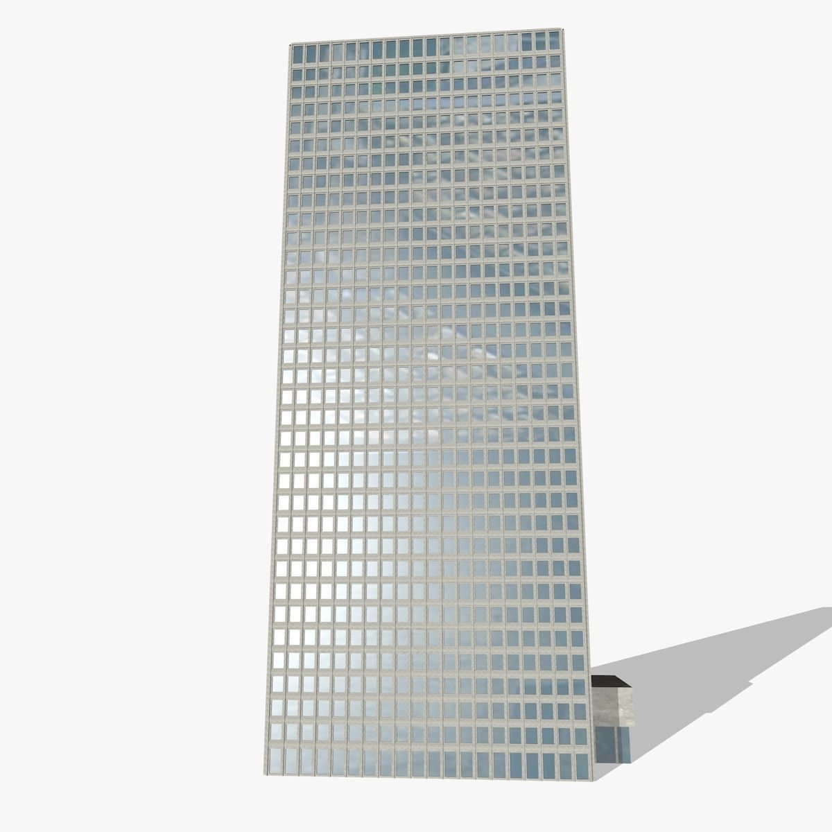 Two Skyscrapers  3D model_6