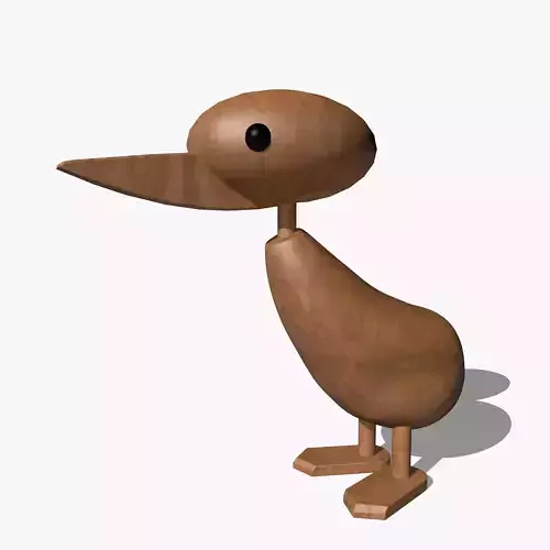 Wooden Toy Duck