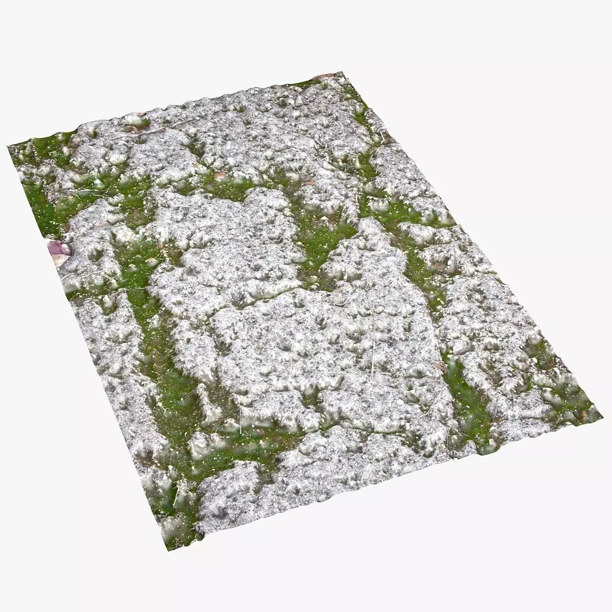 Stone Terrain Low-poly 3D model