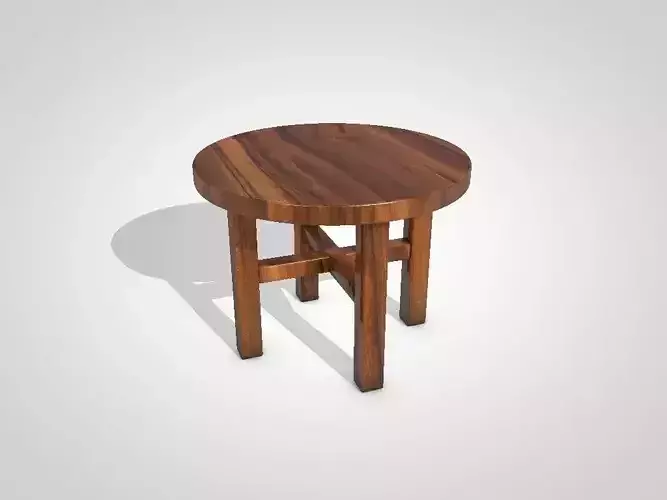 Small Wooden Round Table