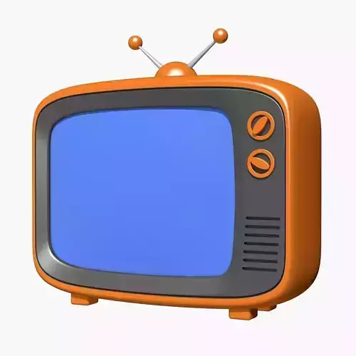 Cartoon TV 3D model