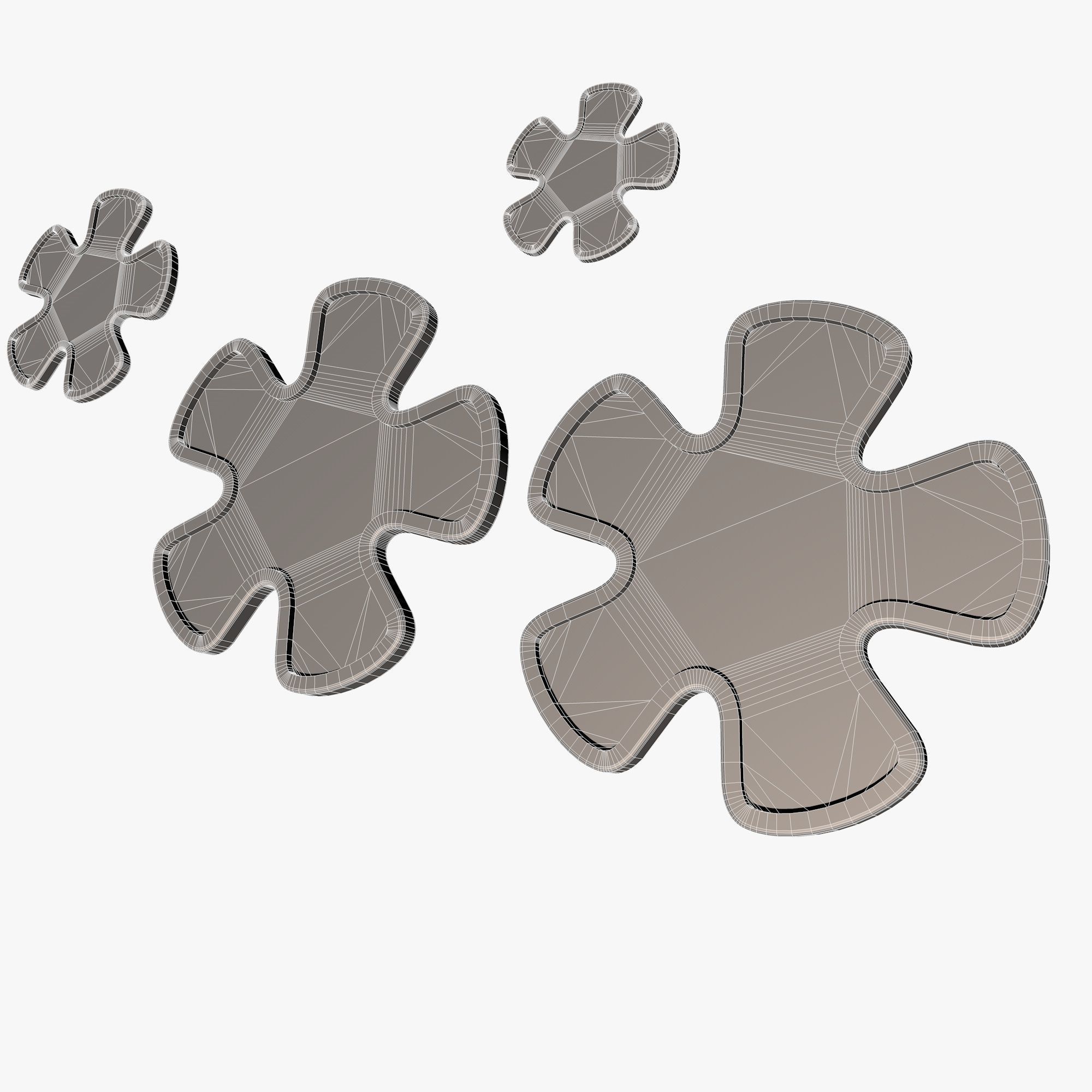 Stone Flowers 3D model_4