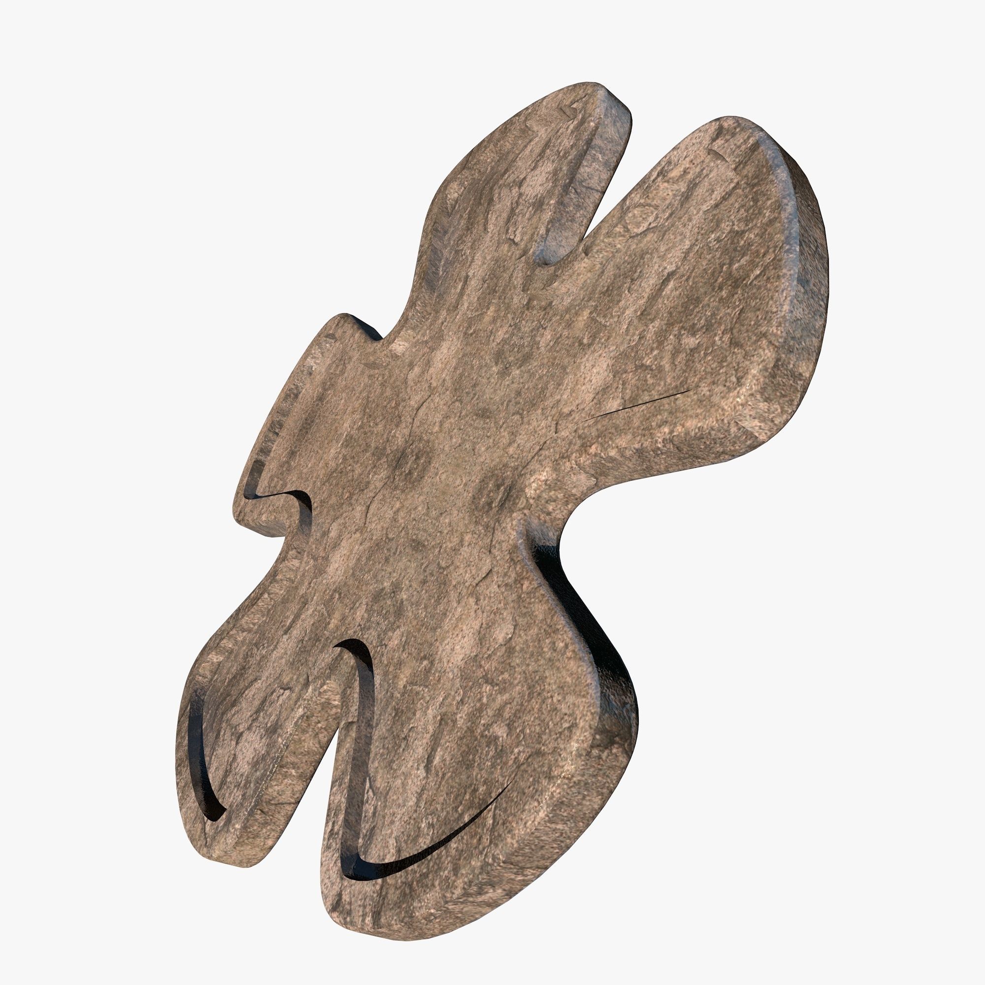 Stone Flowers 3D model_3